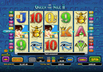 Queen of The Nile 2 Slots