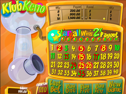 Klub Keno Keno Online