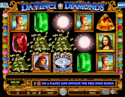 DaVinci Diamonds Slots
