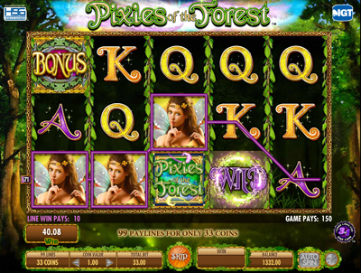 Pixies of the Forest Slot Machine