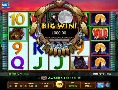 Wild Wolf Slot Machine