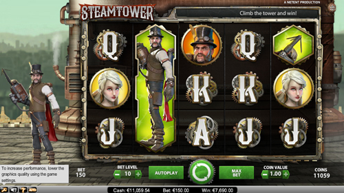 Steam Tower Slots